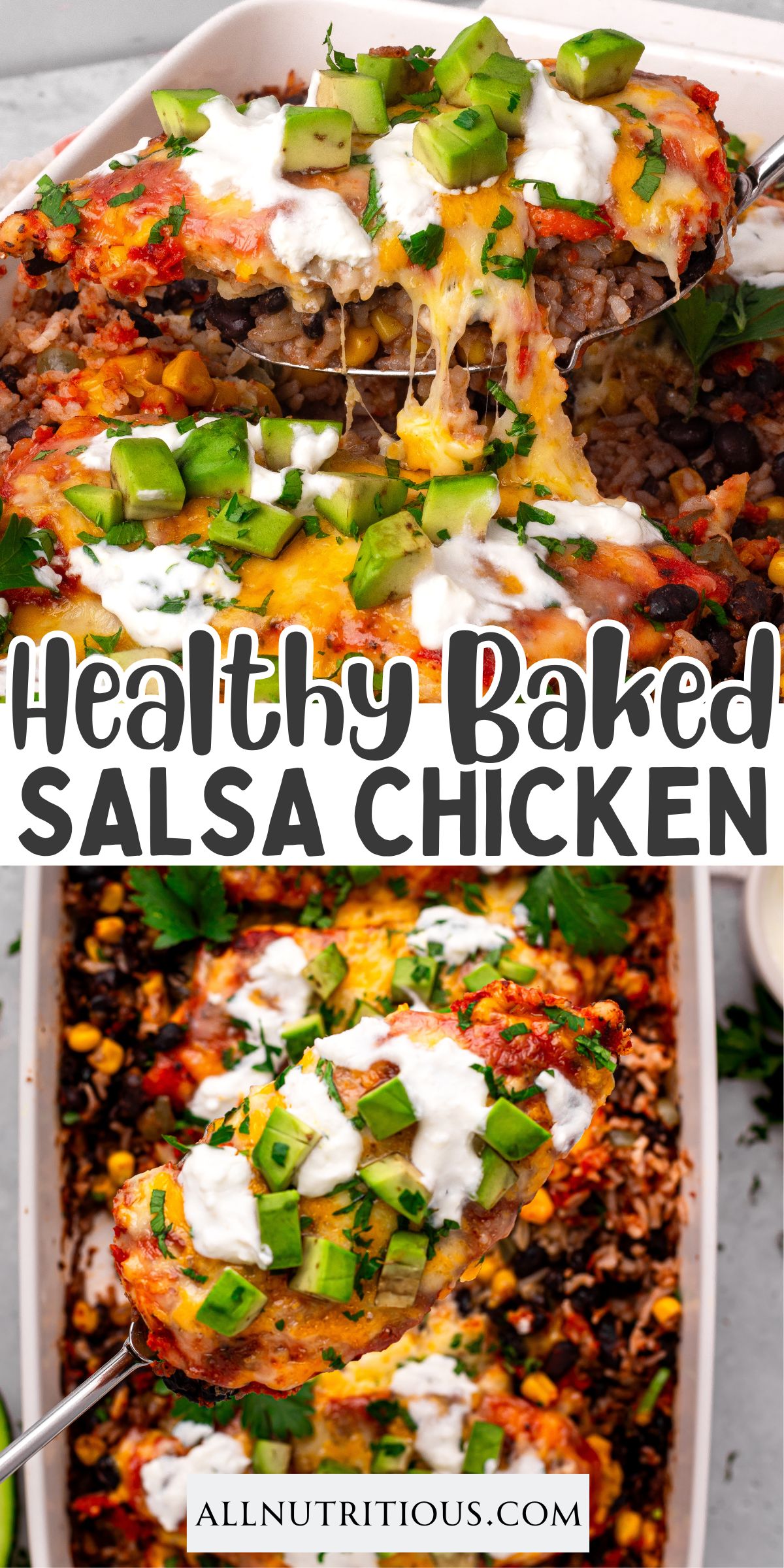 baked salsa chicken