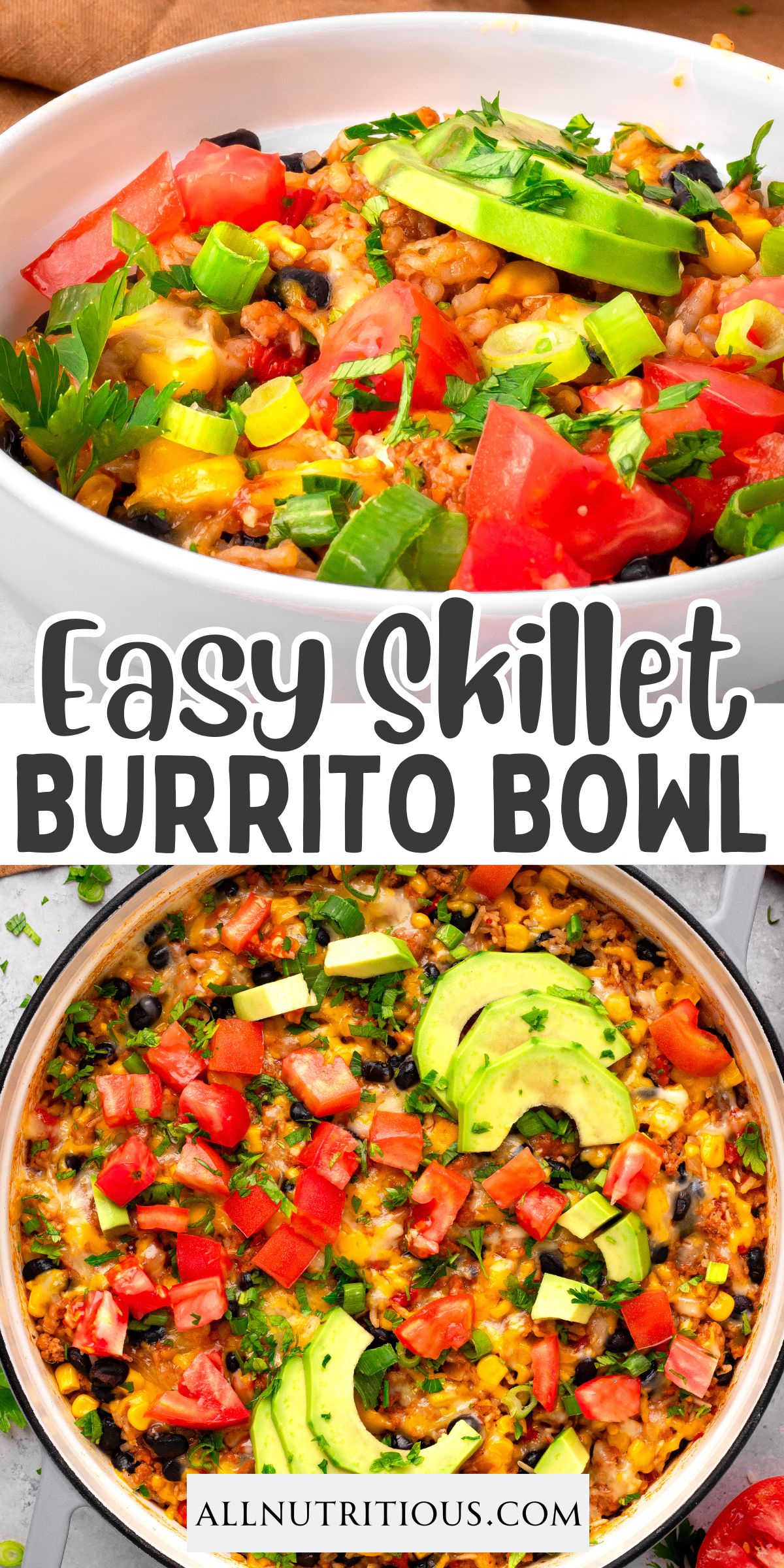 skillet burrito bowl