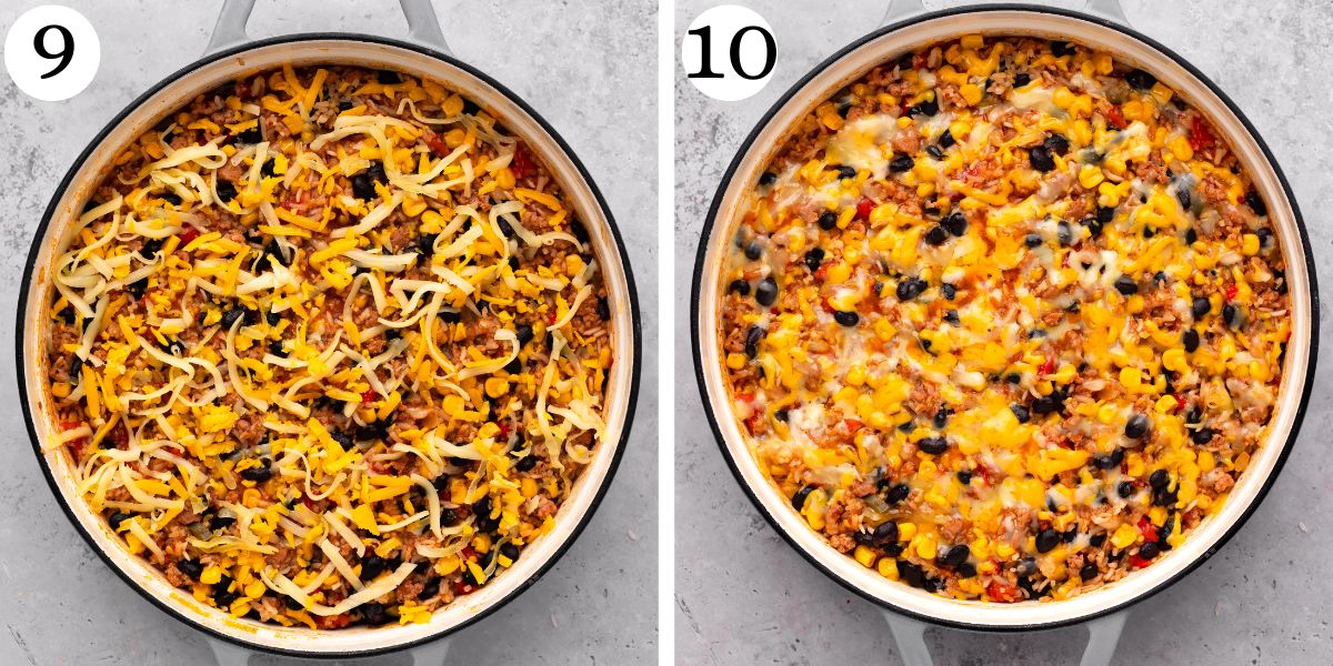 Healthy Burrito Bowl in a Skillet