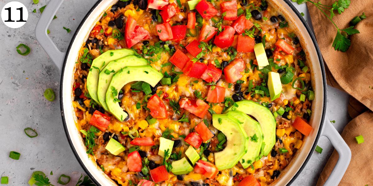 Gluten Free Burrito Bowl in a Skillet
