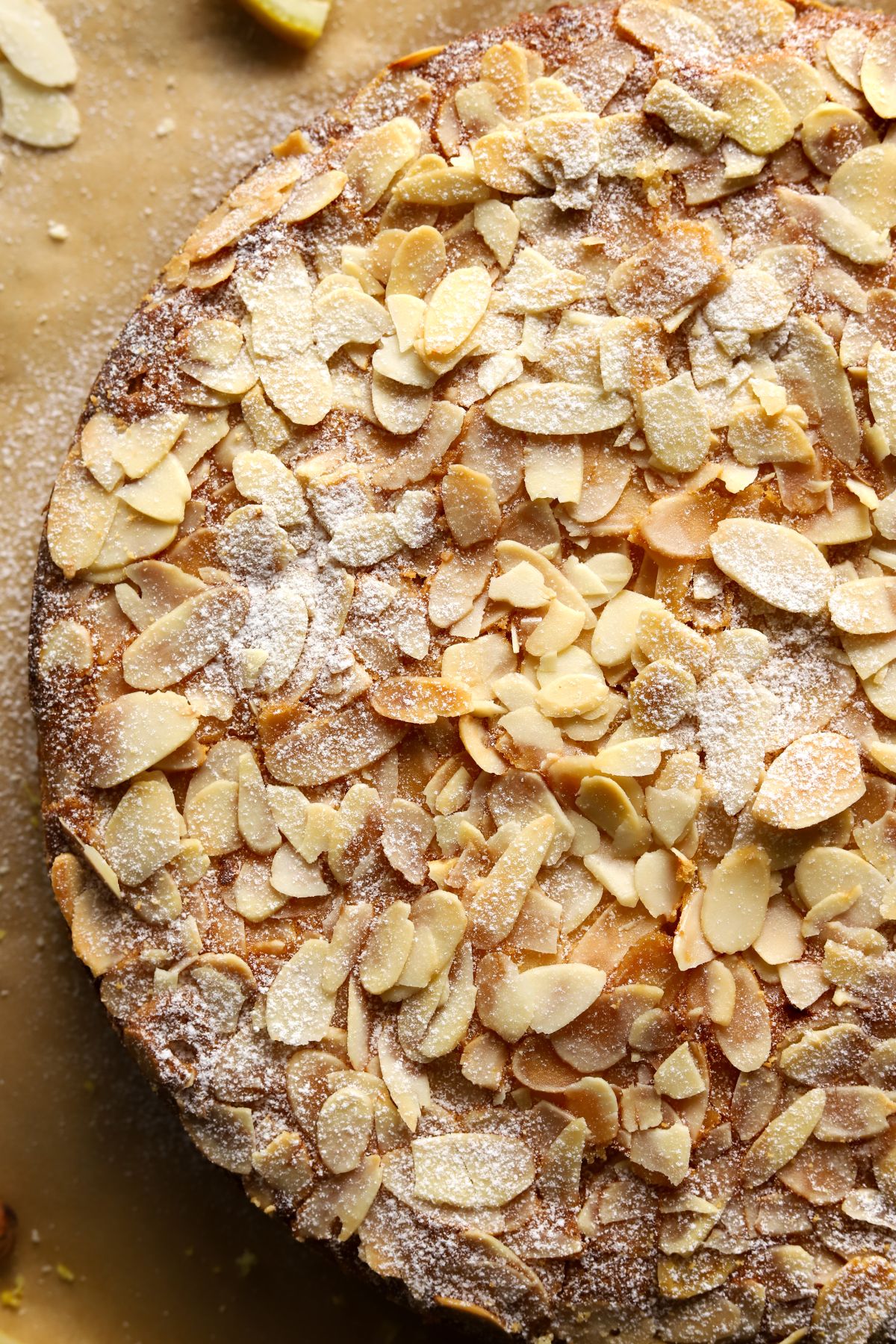 Gluten Free Lemon Almond Cottage Cheese Cake