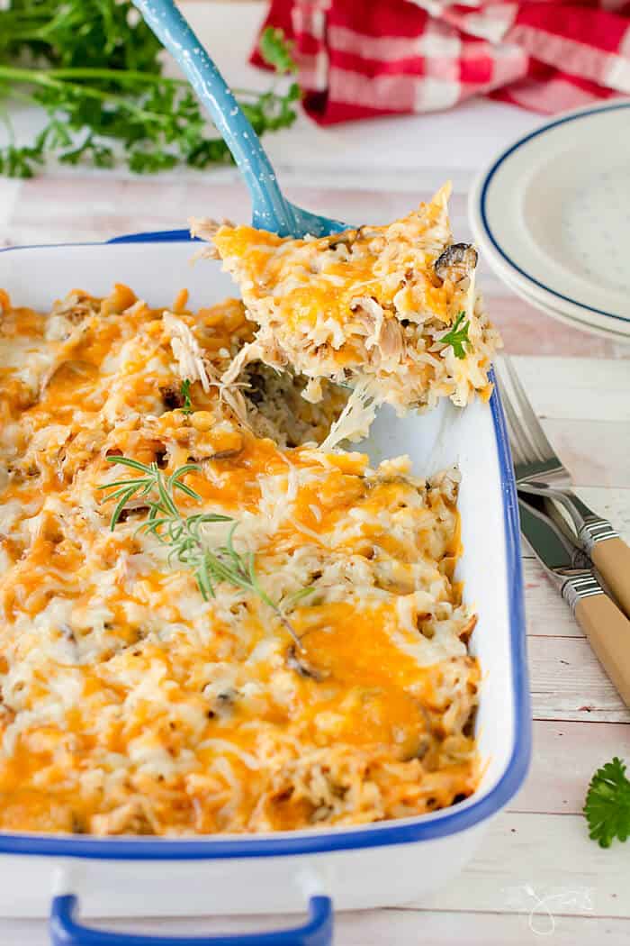 18. Cheesy Turkey Casserole
