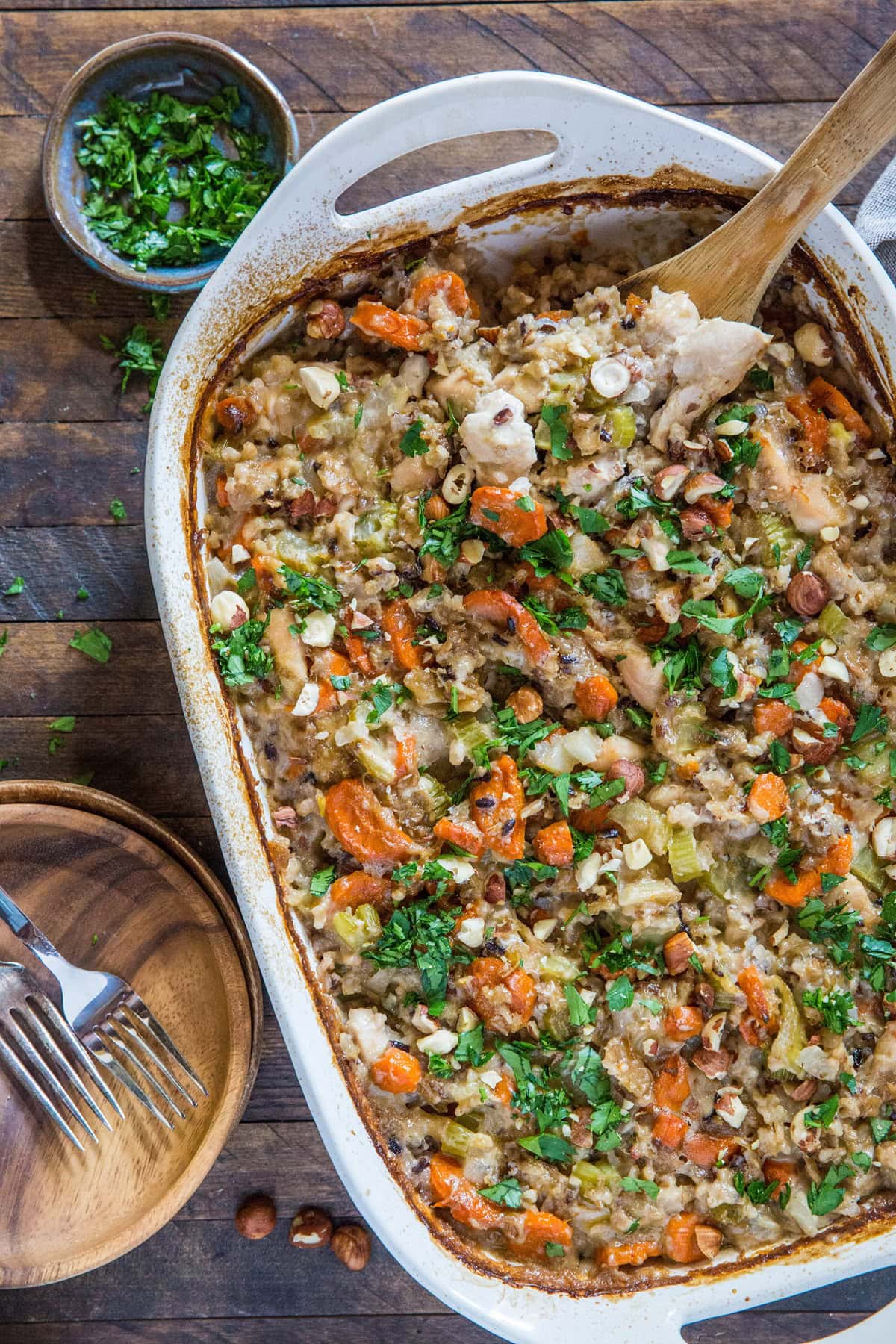 23. Wild Rice Chicken Casserole