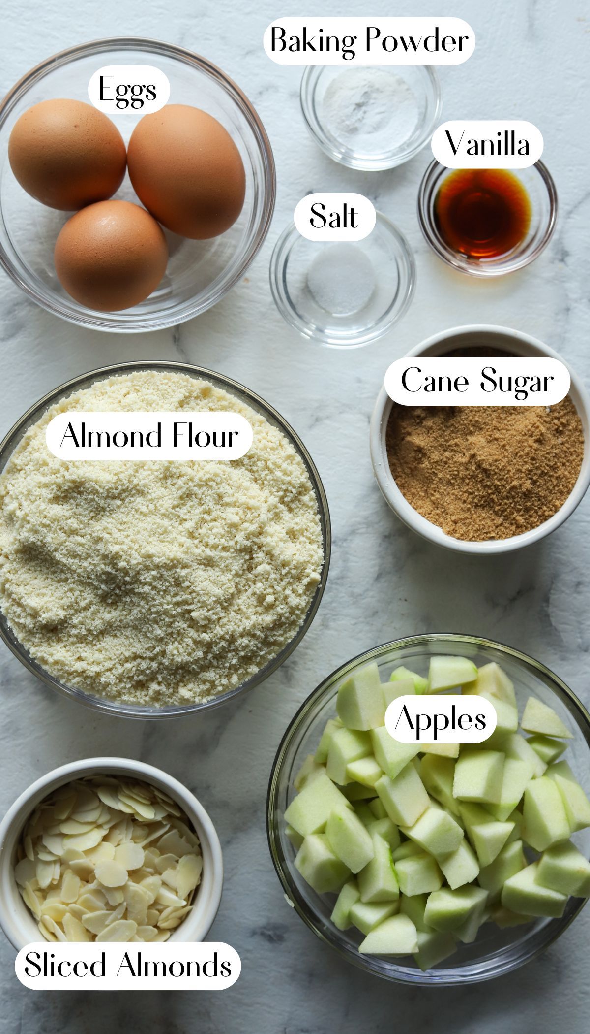 Healthy Almond Flour Apple Cake