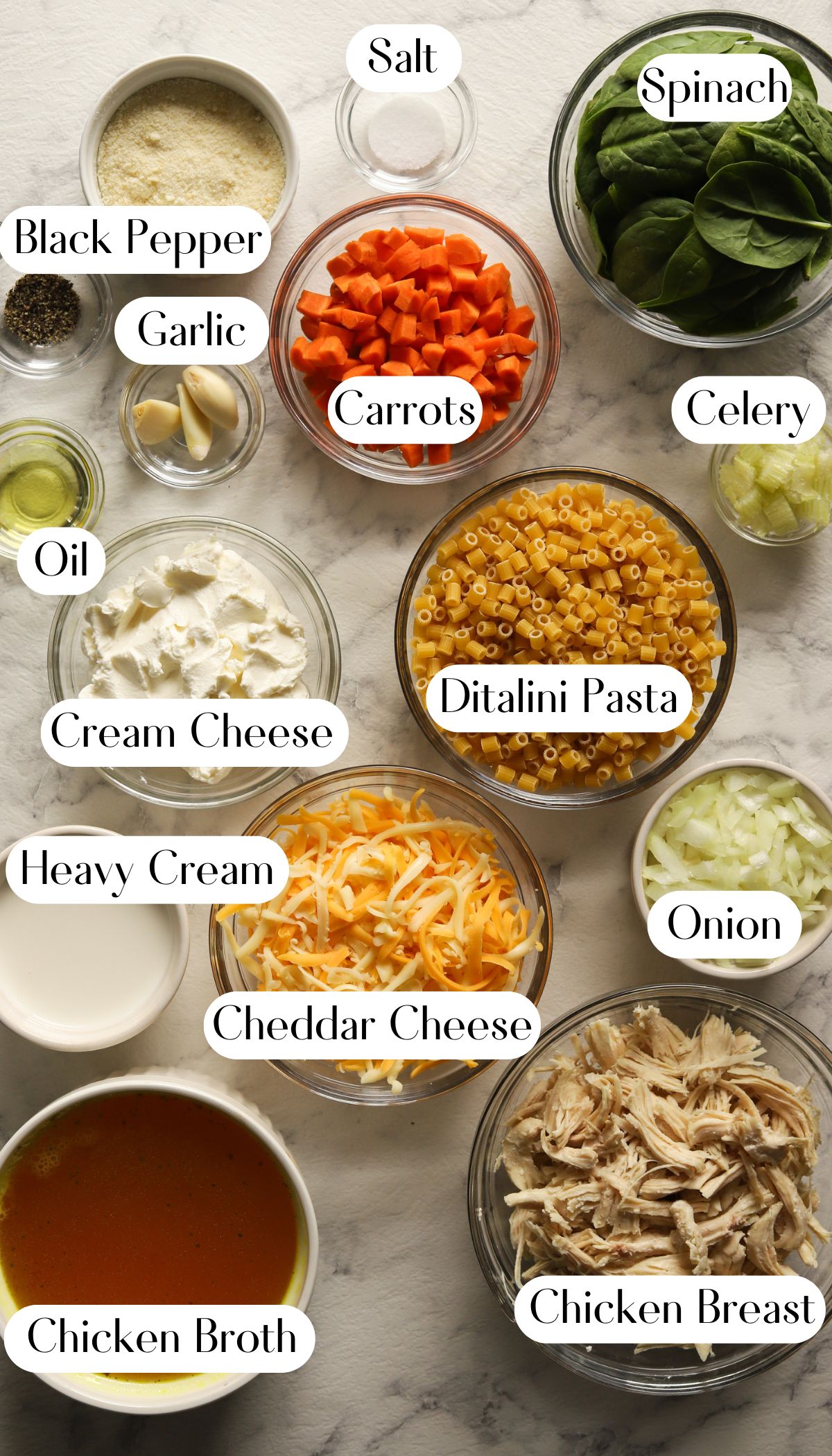 Healthy Chicken Pasta Soup