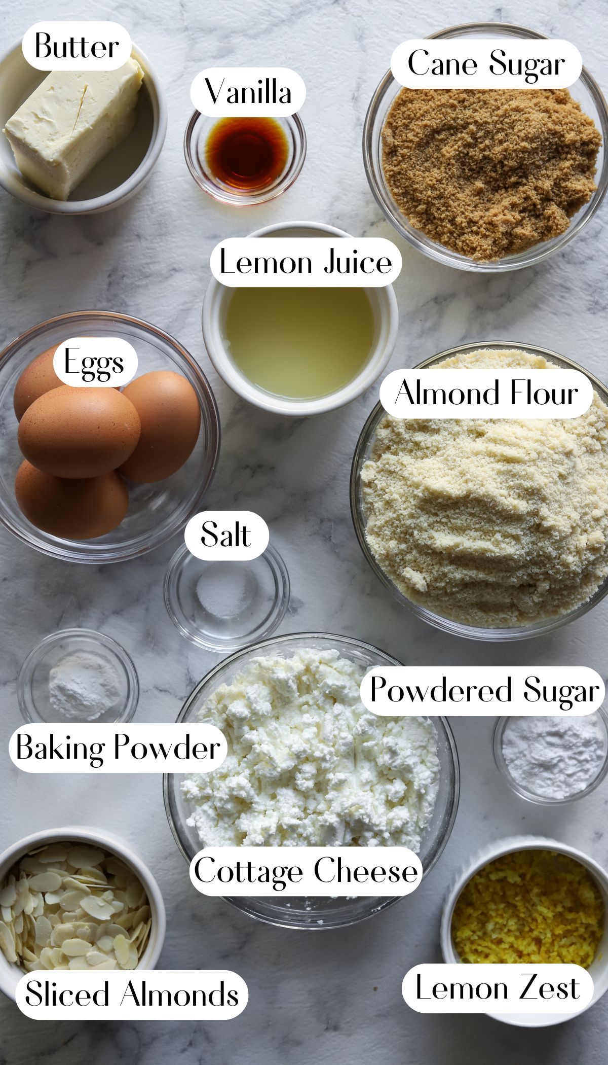 Nutritious Lemon Almond Cottage Cheese Cake