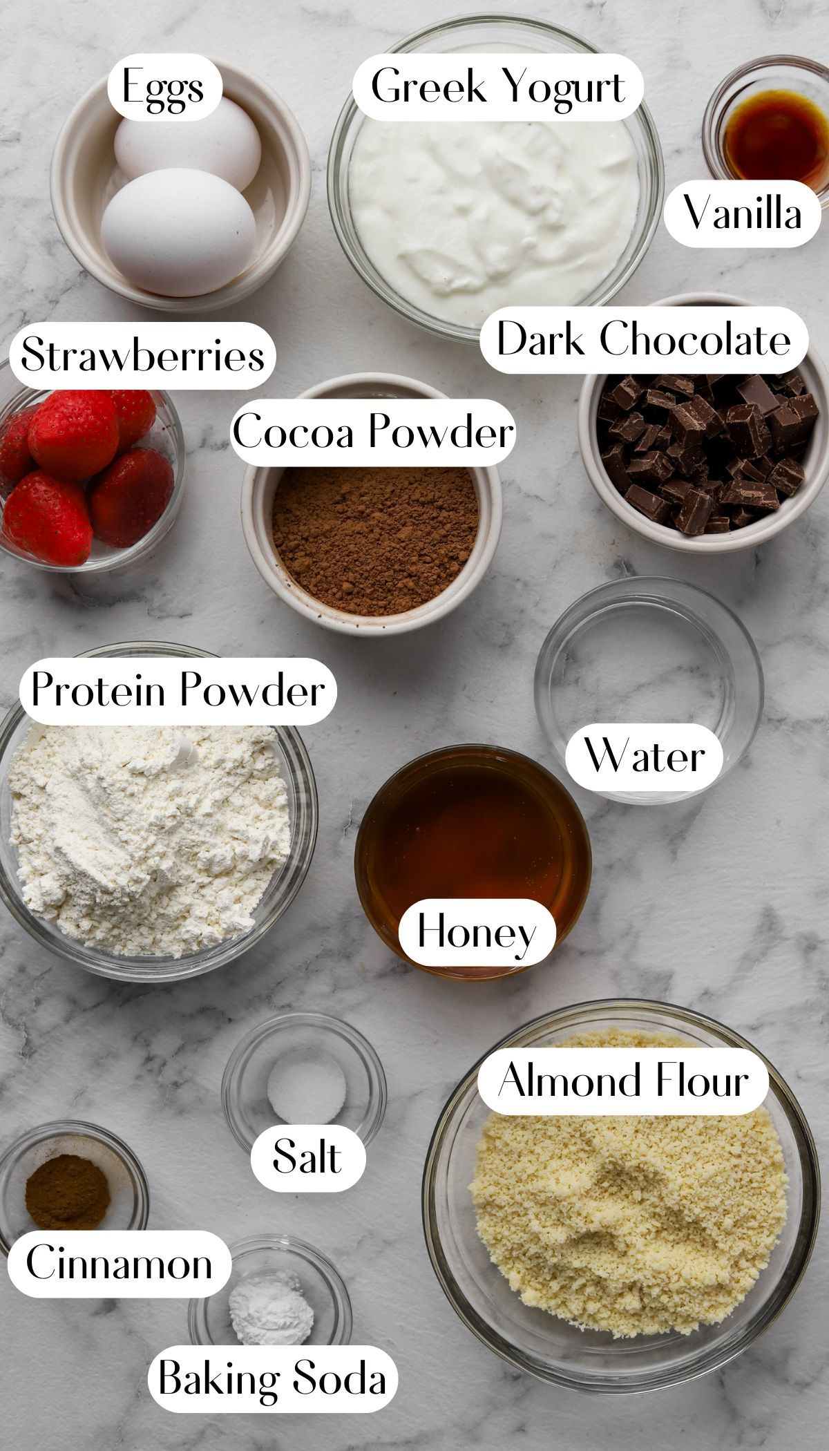 Yummy Chocolate Protein Cake Ingredients