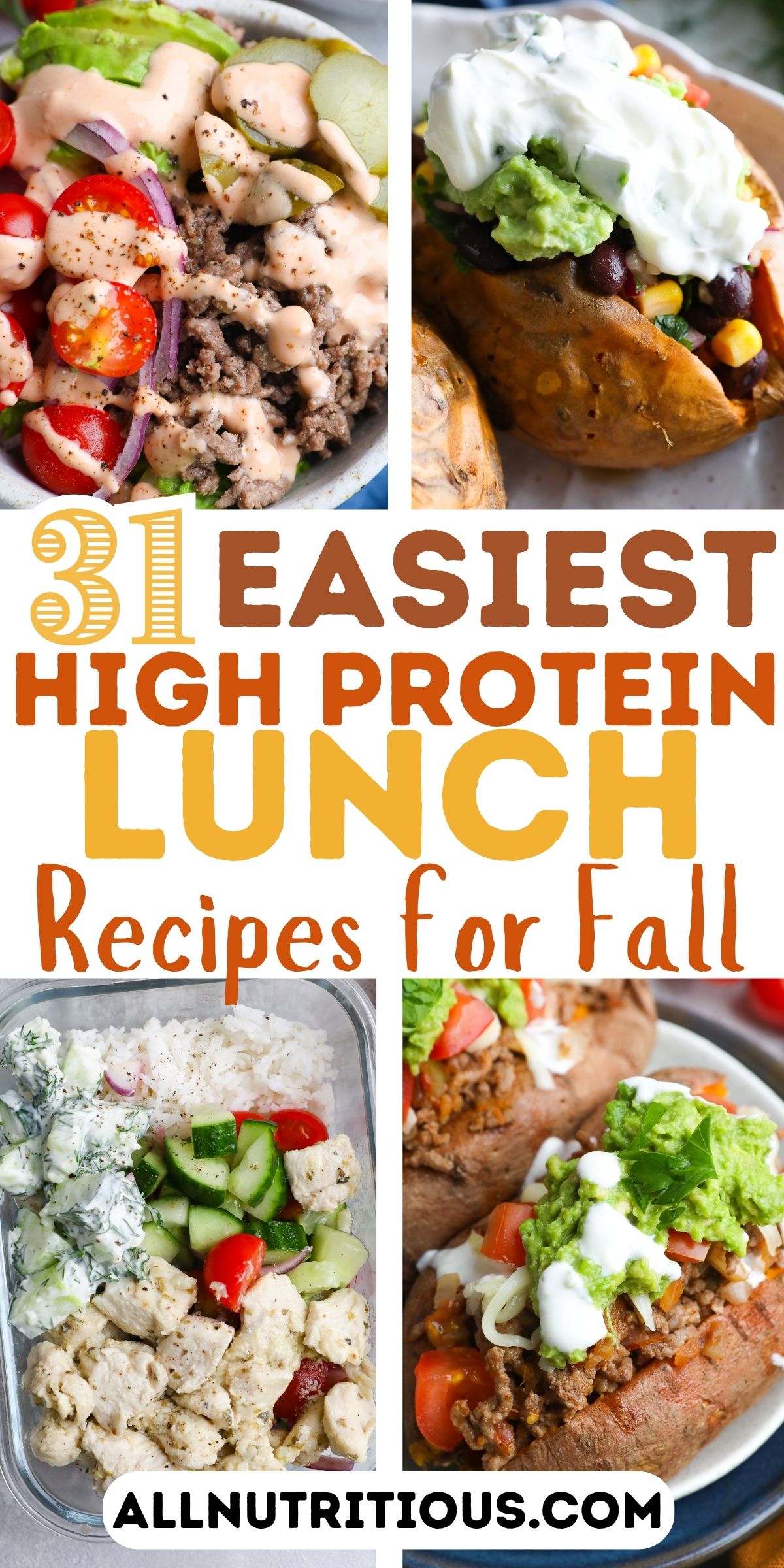 31 Fall High Protein Lunch Ideas