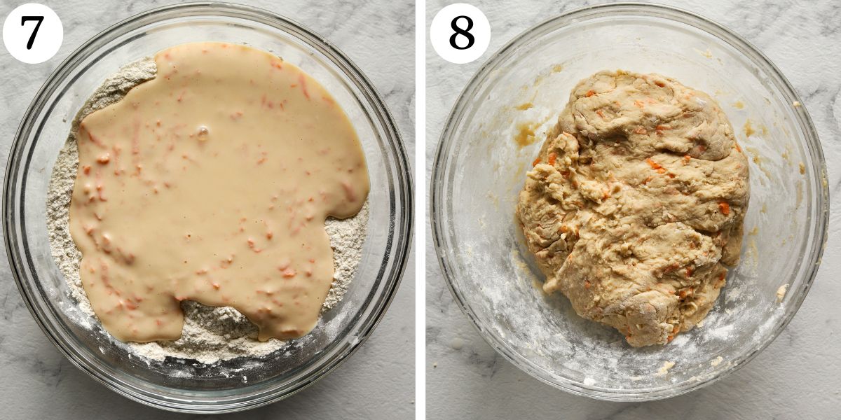 Healthy Carrot Cake Protein Scones with Greek Yogurt