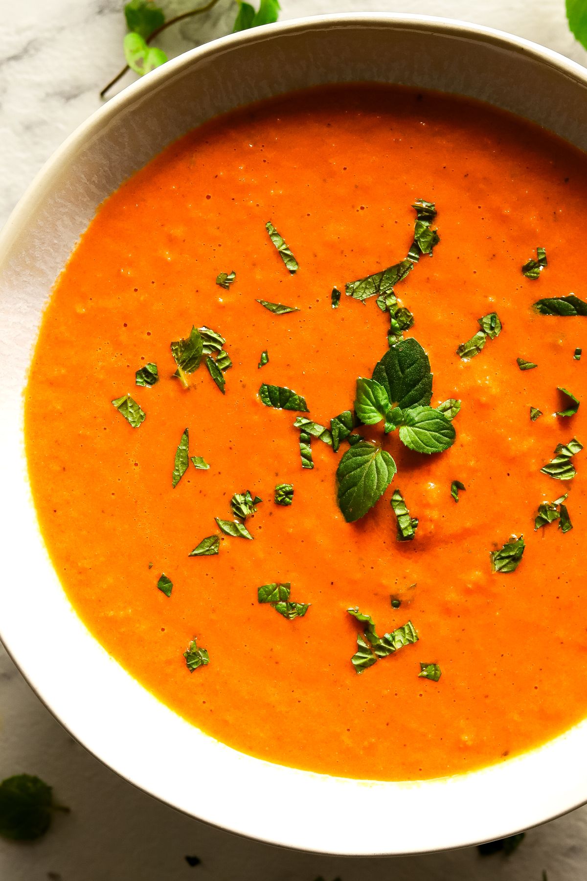 High Protein Cottage Cheese Tomato Soup