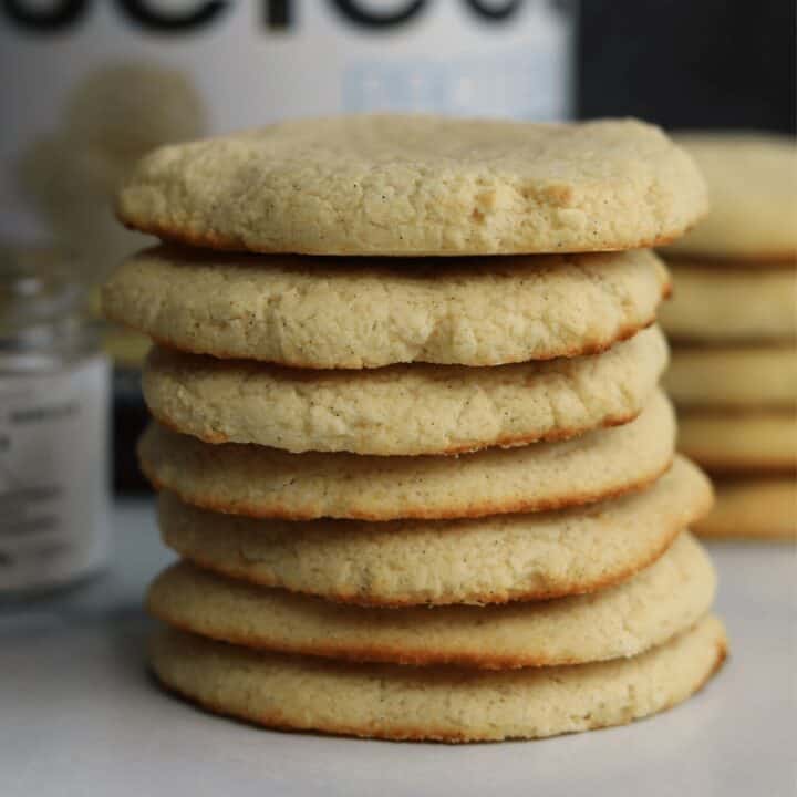 10. Vanilla Bean Protein Sugar Cookies