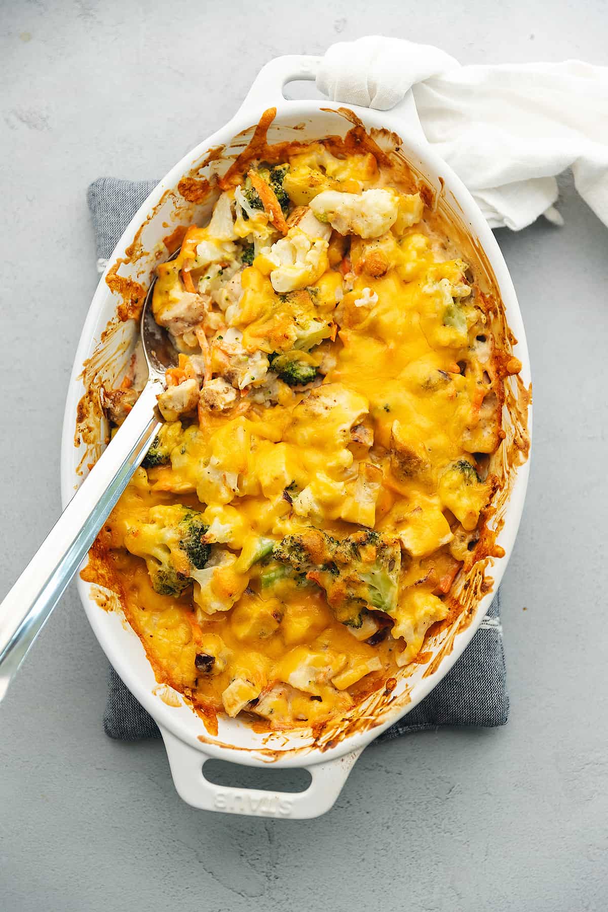 15. Keto Chicken and Vegetable Casserole