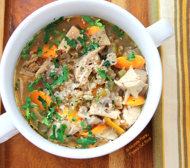 19. Barley Chicken and Vegetable Soup