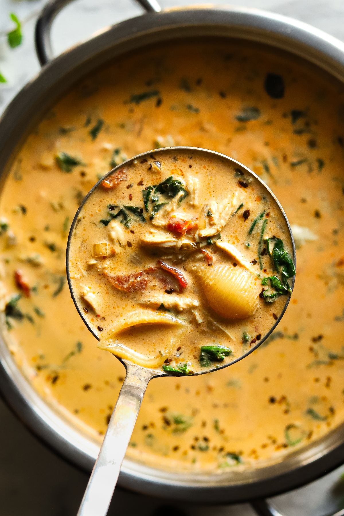 Healthy Marry Me Chicken Soup