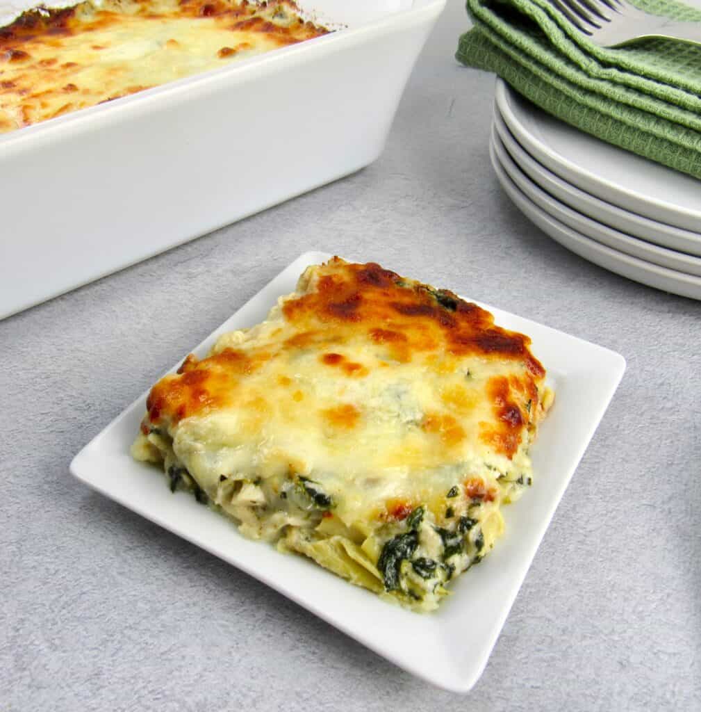 21. Spinach Artichoke Chicken Casserole
