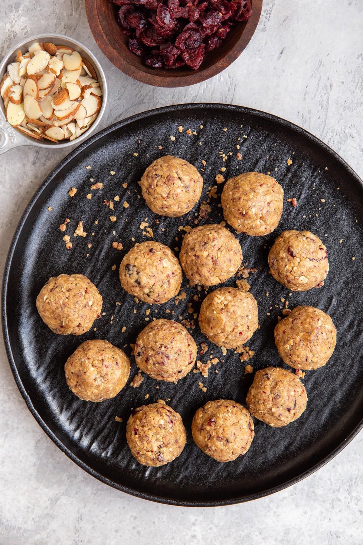 23. Cranberry Almond Protein Balls