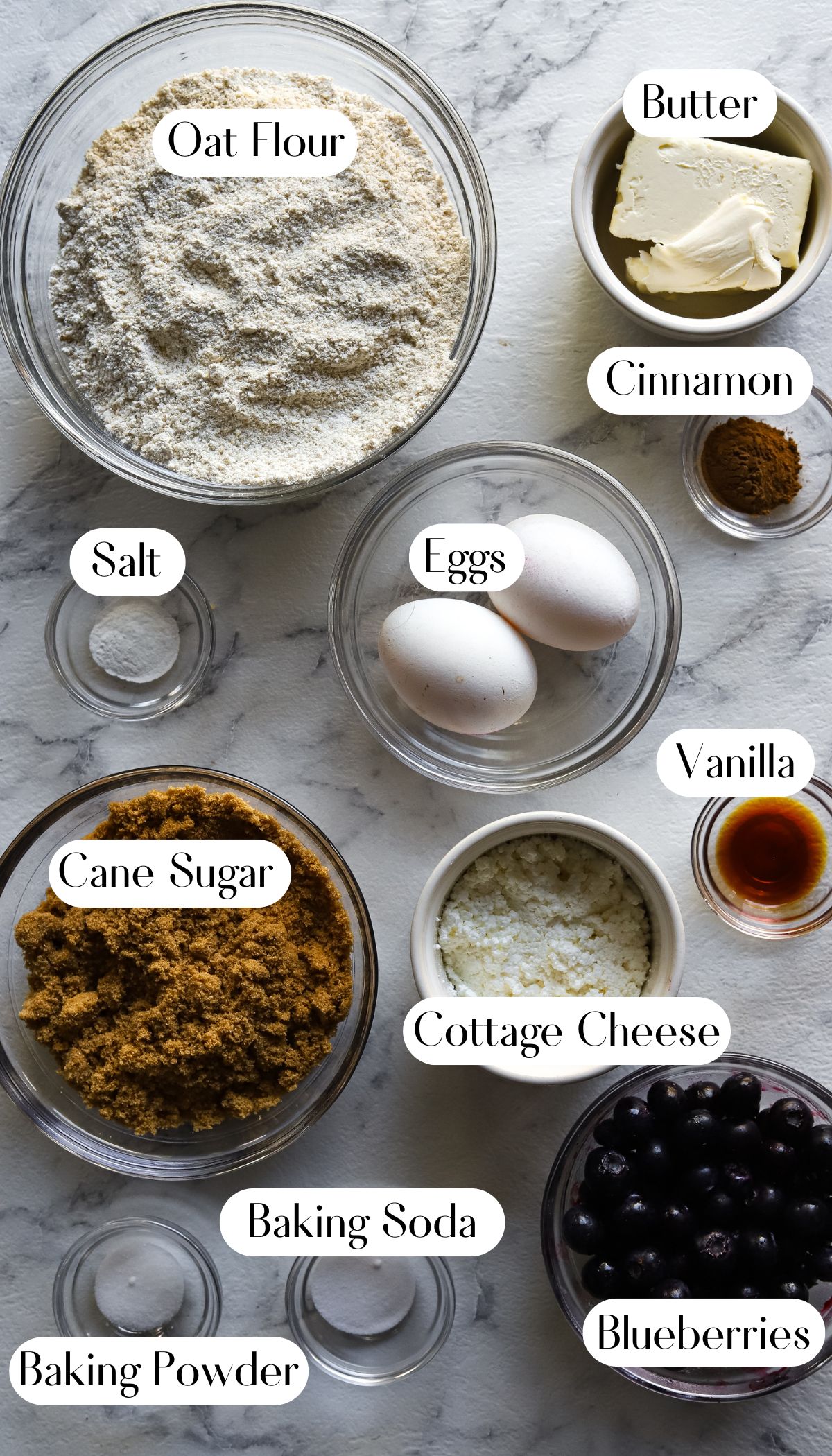 Delectable Oatmeal Blueberry Crumb Cake with Cottage Cheese