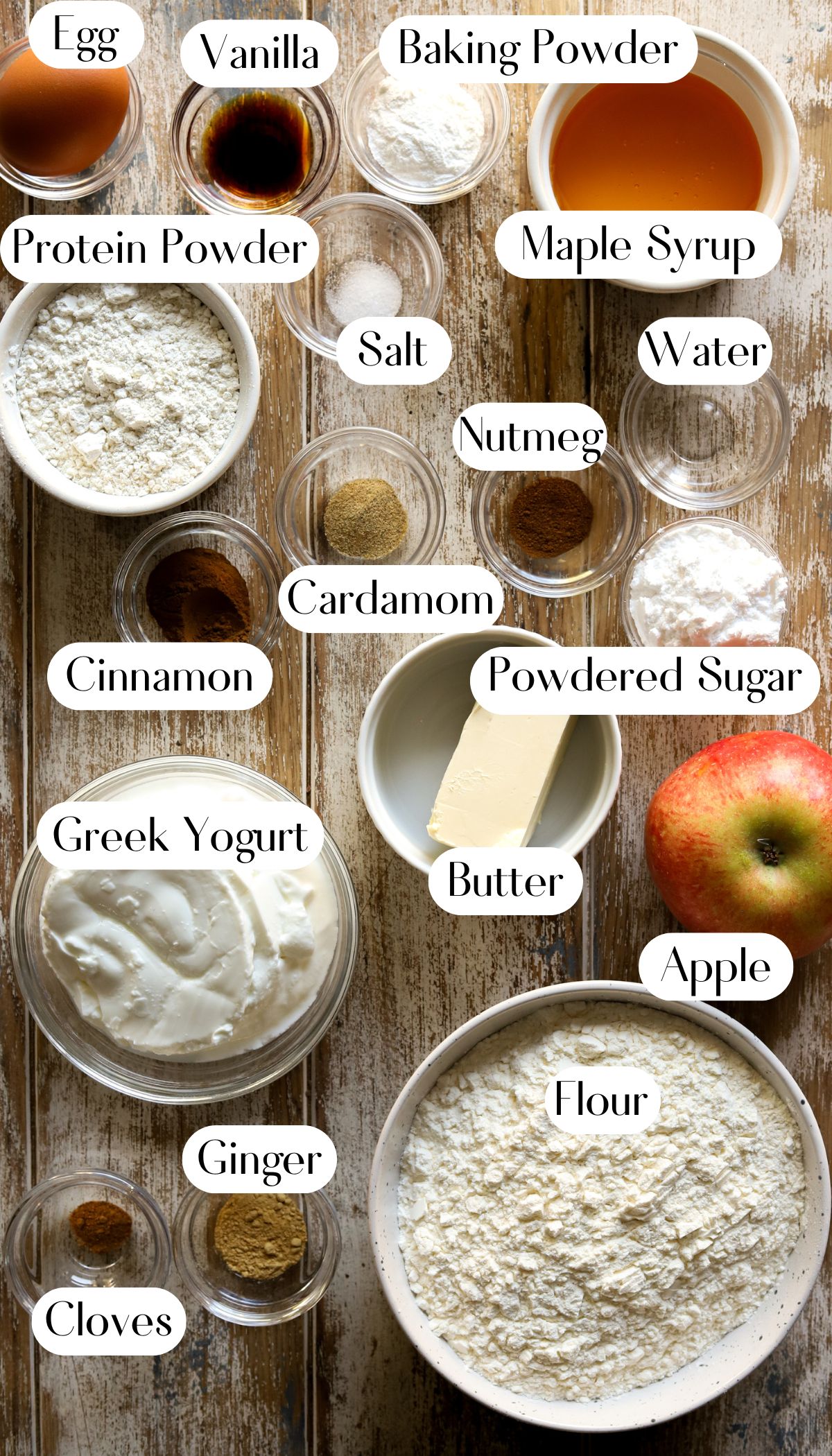 Yummy Apple Chai Protein Scones