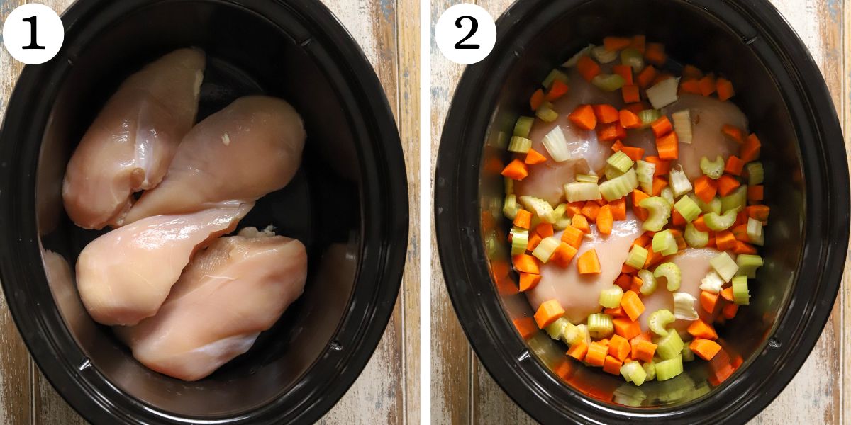 Easy Crockpot Lemon Chicken Orzo Soup