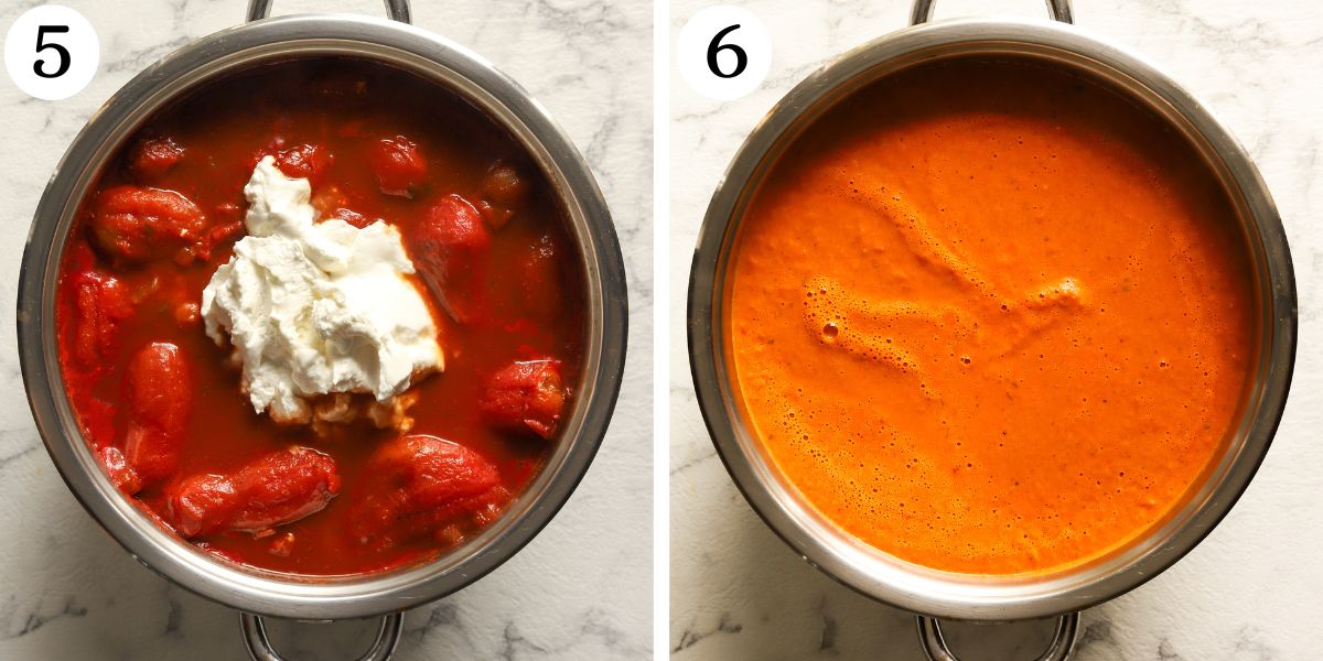Tasty Cottage Cheese Tomato Soup