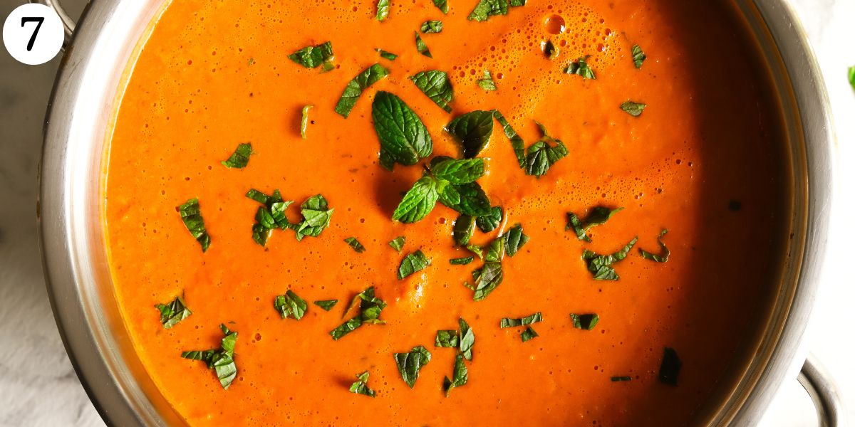 Savory Cottage Cheese Tomato Soup