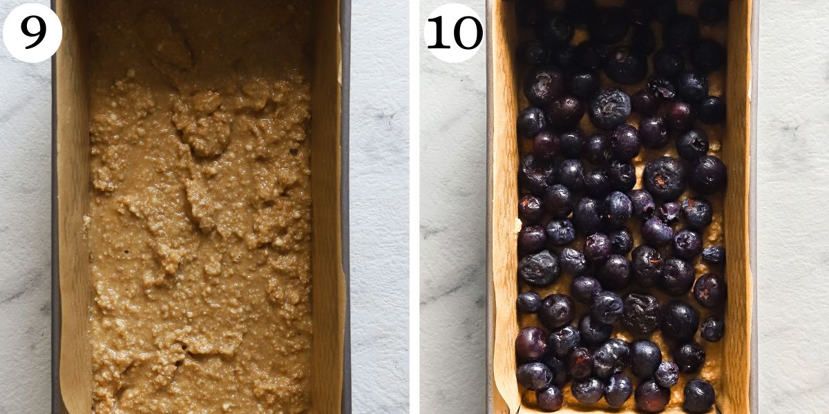 Nutritious Oatmeal Blueberry Crumb Cake with Cottage Cheese