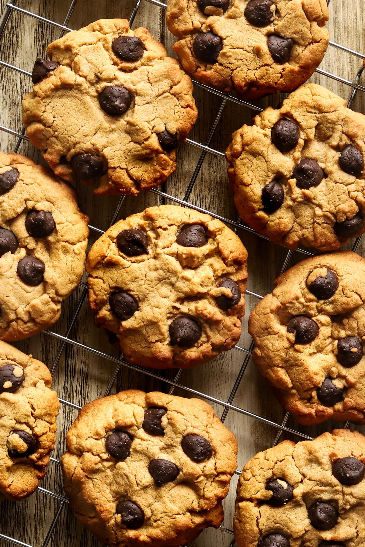 Satisfying Flourless Peanut Butter Chocolate Chip Cookies
