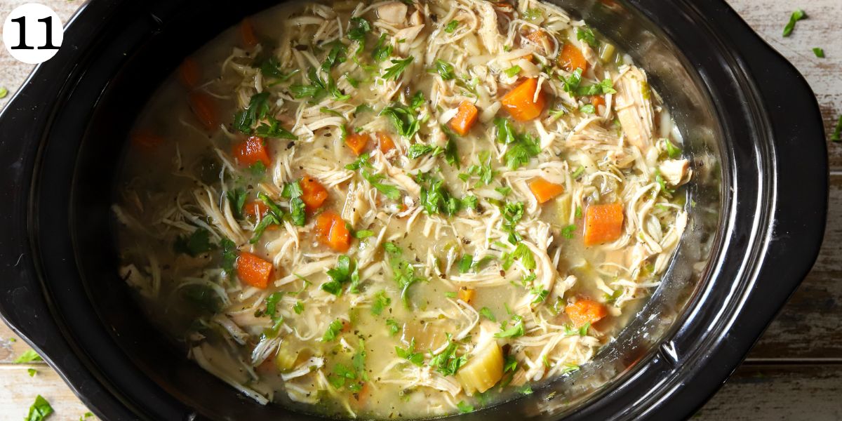 Mouthwatering Crockpot Lemon Chicken Orzo Soup