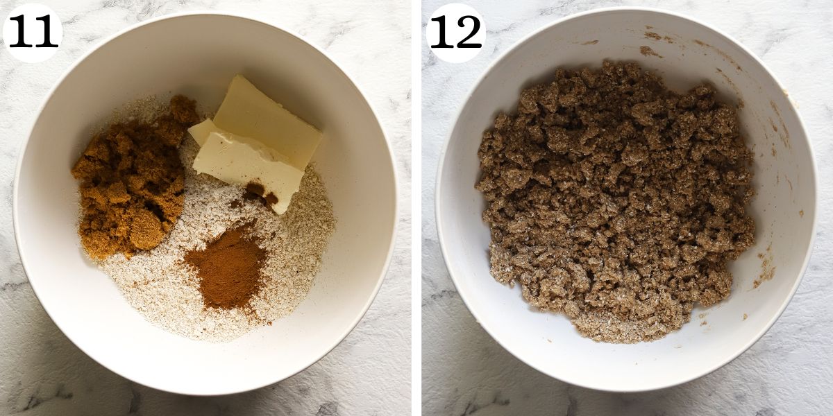 Mouthwatering Oatmeal Blueberry Crumb Cake with Cottage Cheese