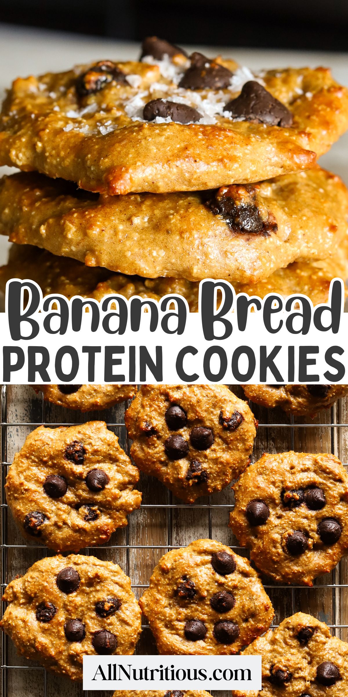Banana Bread Protein Cookies