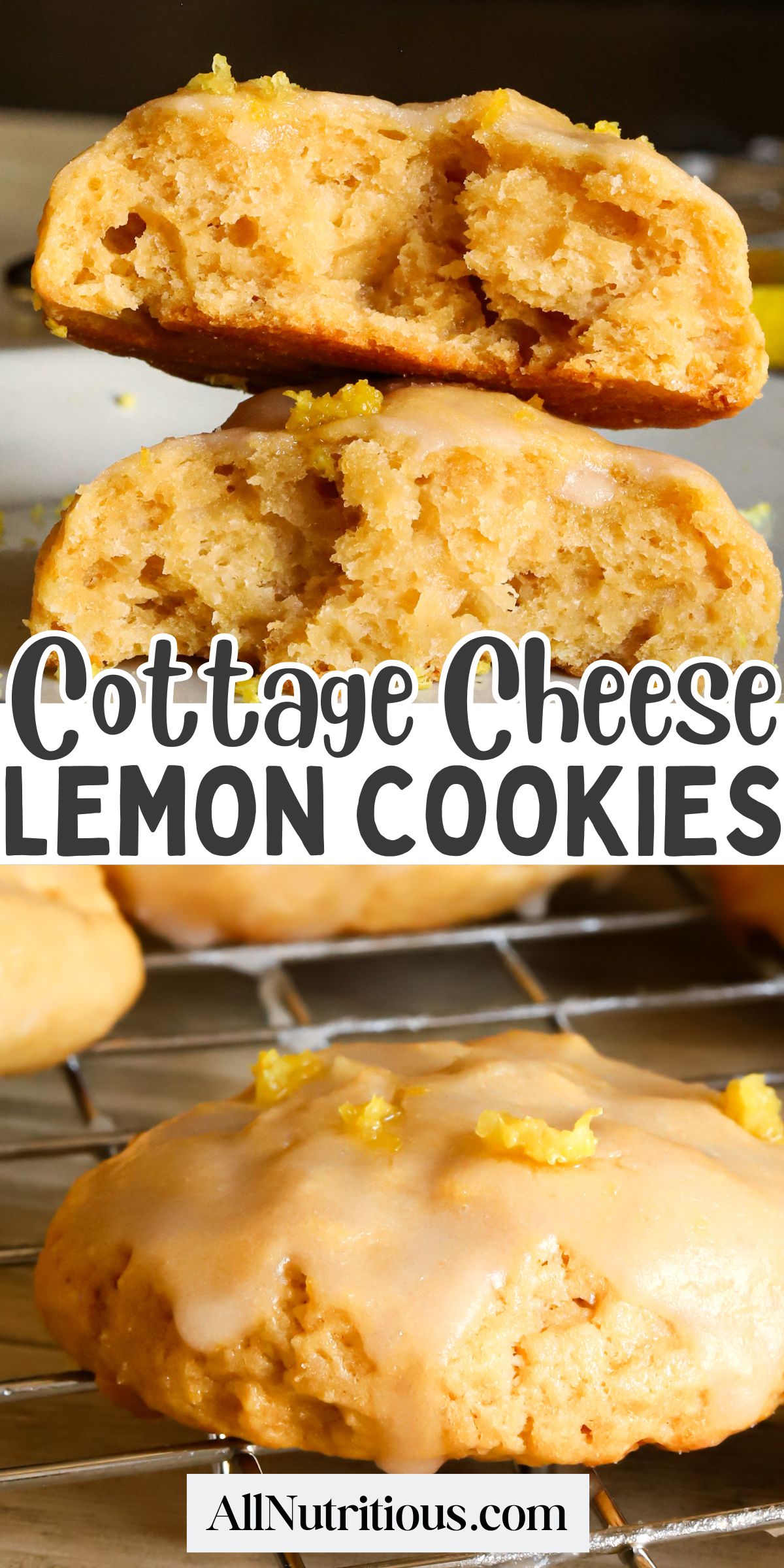 Cottage Cheese Lemon Cookies