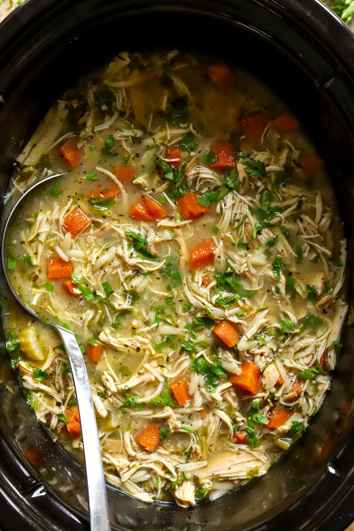 crockpot lemon chicken orzo soup