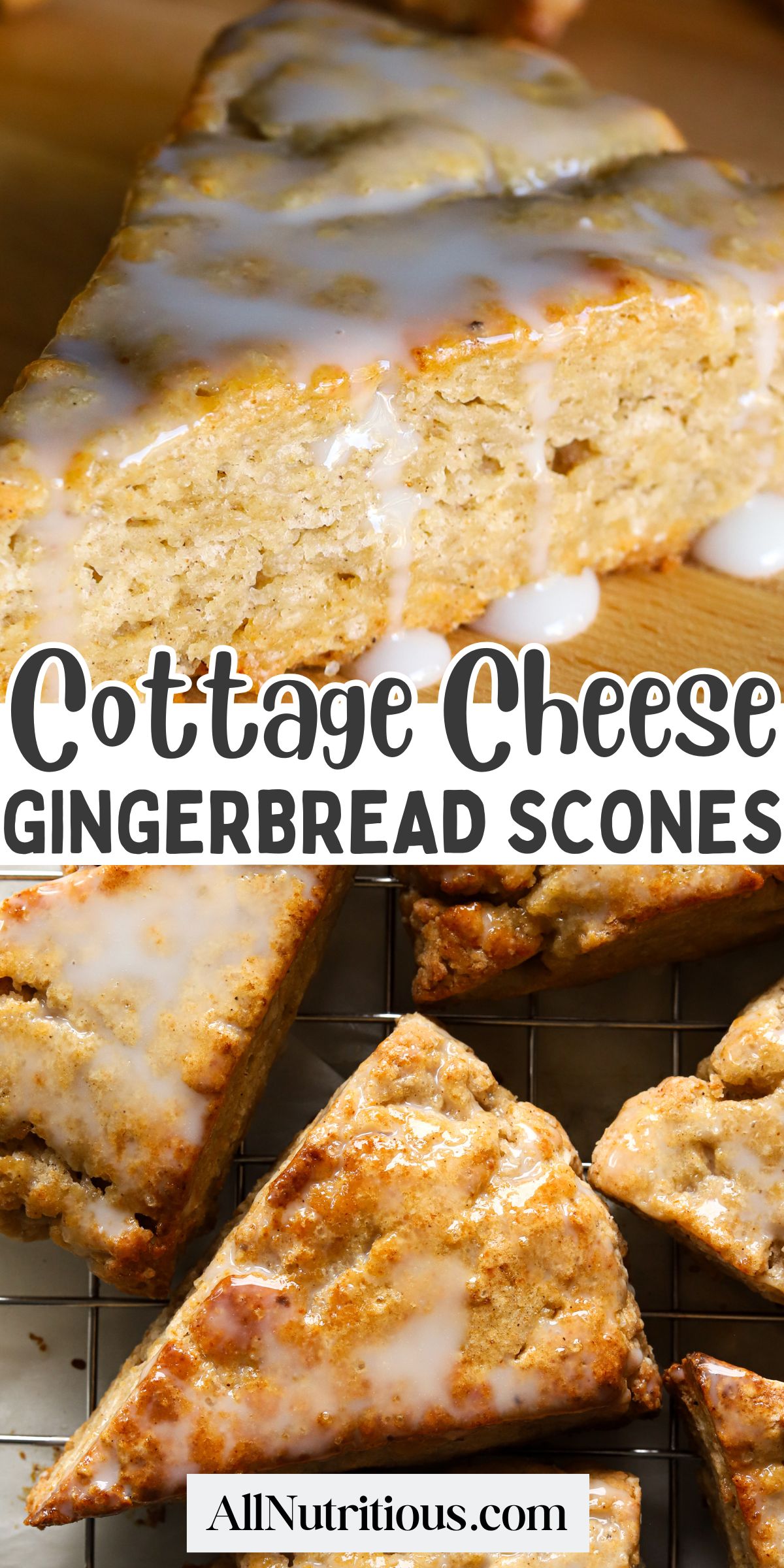 Gingerbread Cottage Cheese Scones