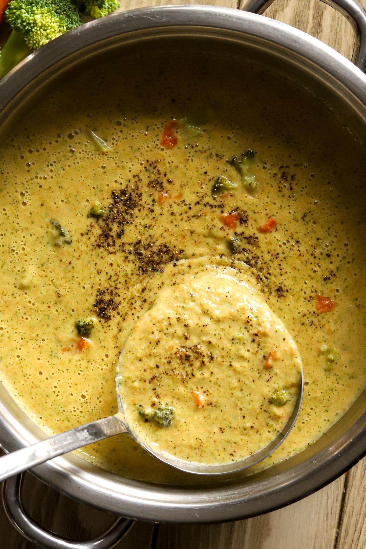 high protein broccoli cottage cheese soup