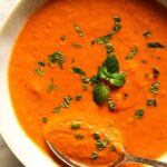 High Protein Cottage Cheese Tomato Soup