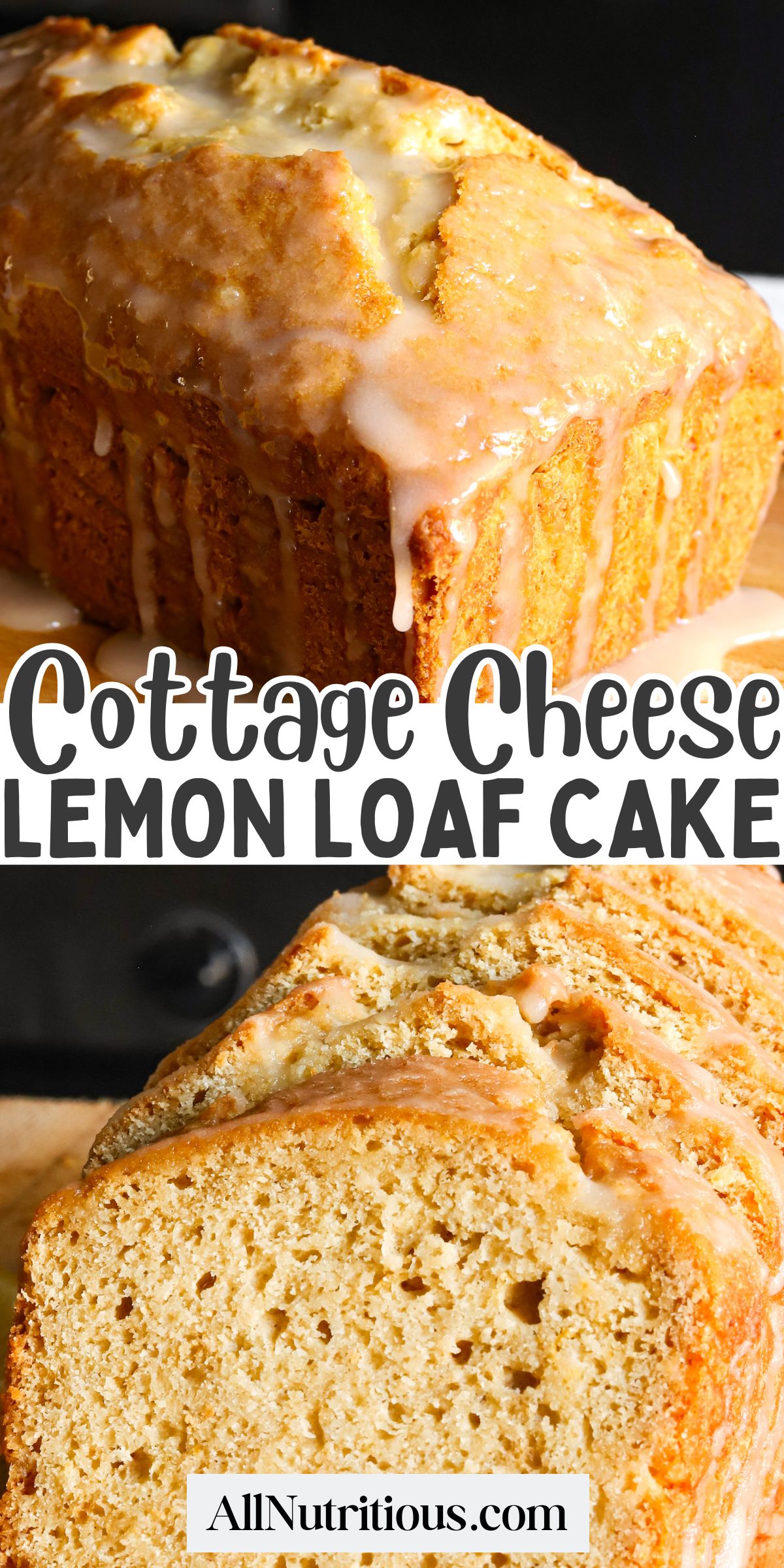 Lemon Cottage Cheese Loaf Cake