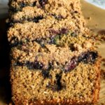 Oatmeal Blueberry Crumb Cake with Cottage Cheese