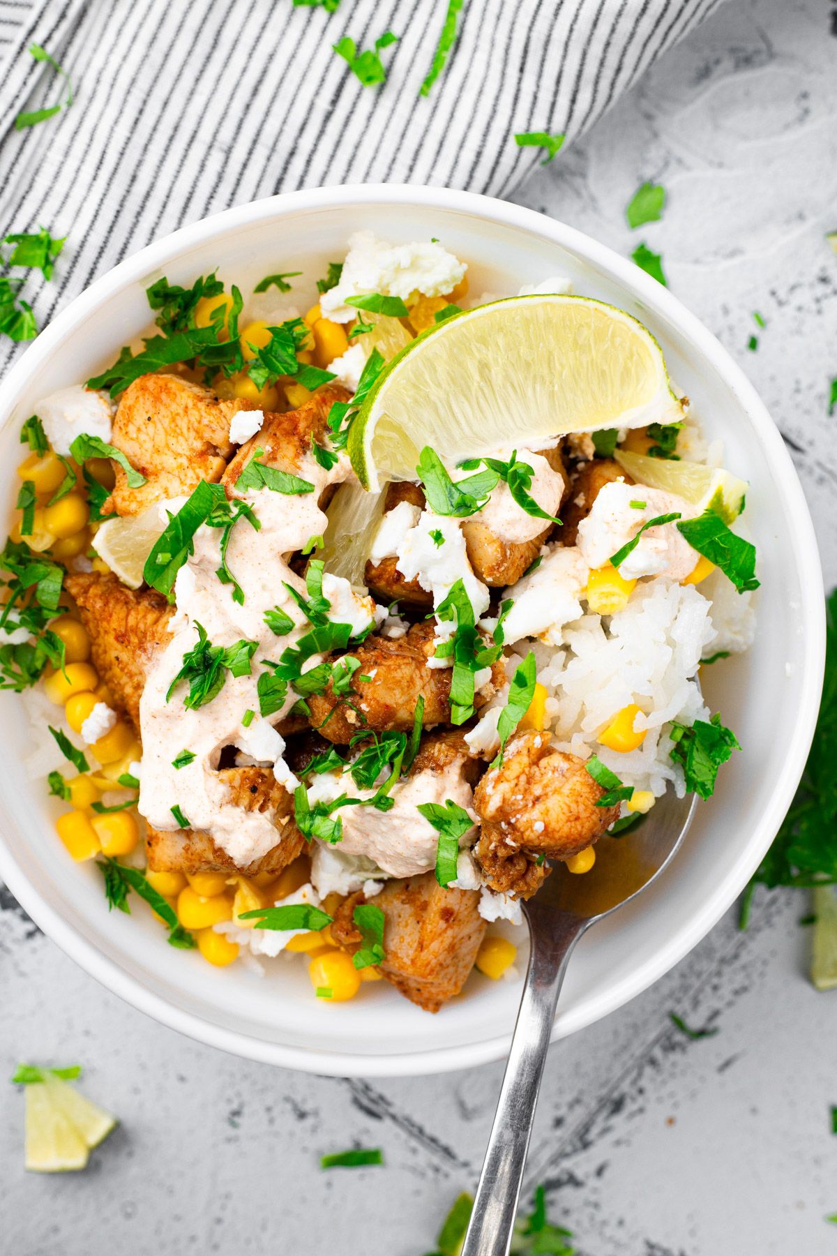 5. Chicken Corn Bowls