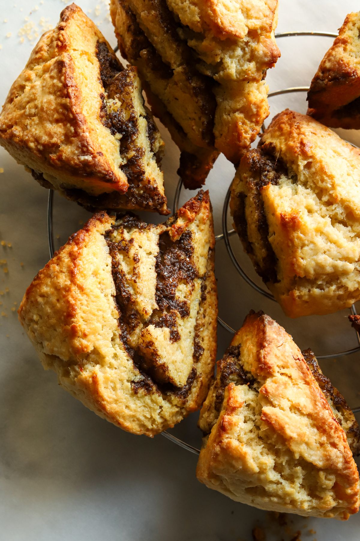 Cinnamon Roll Protein Scones