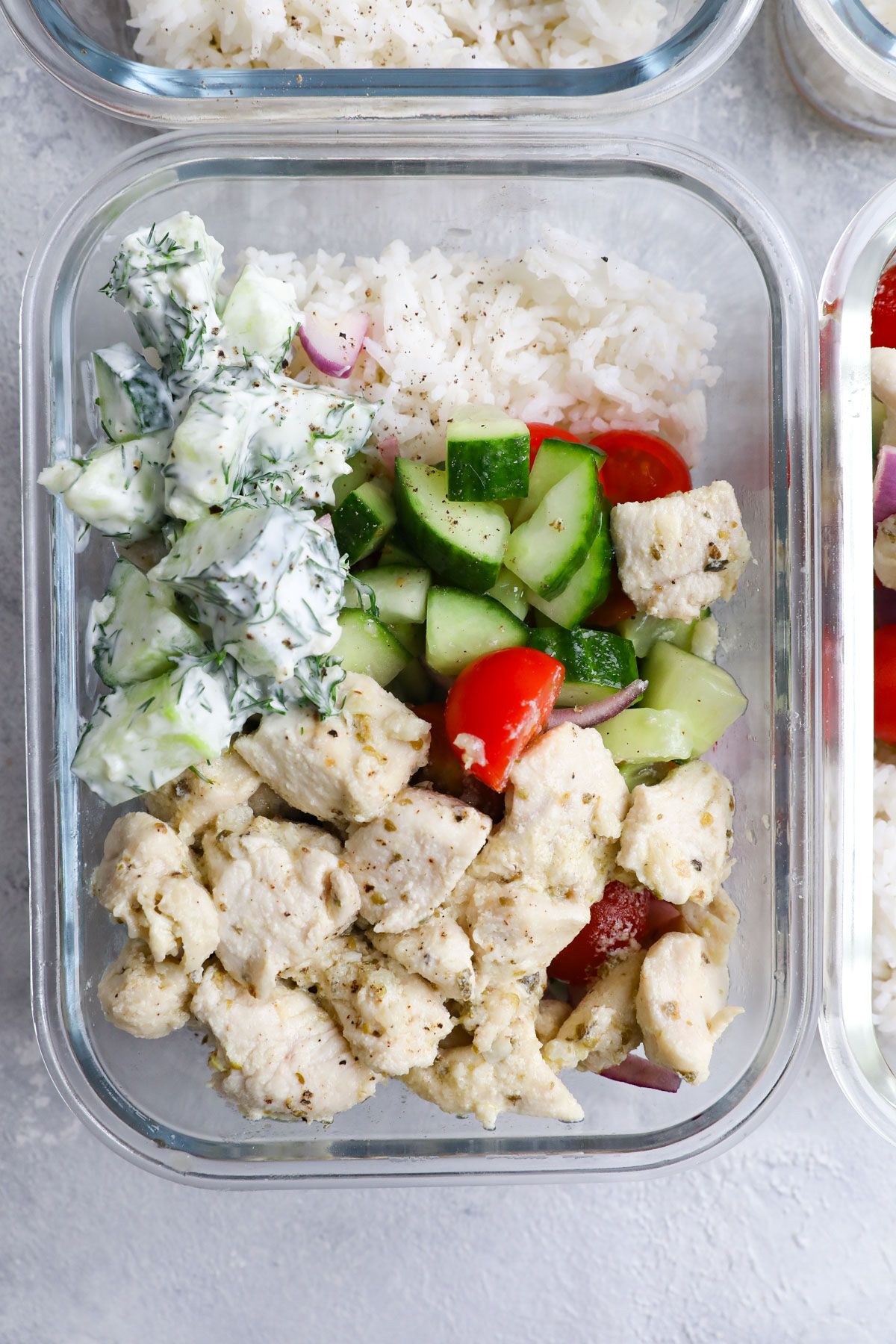 Greek Chicken Bowls
