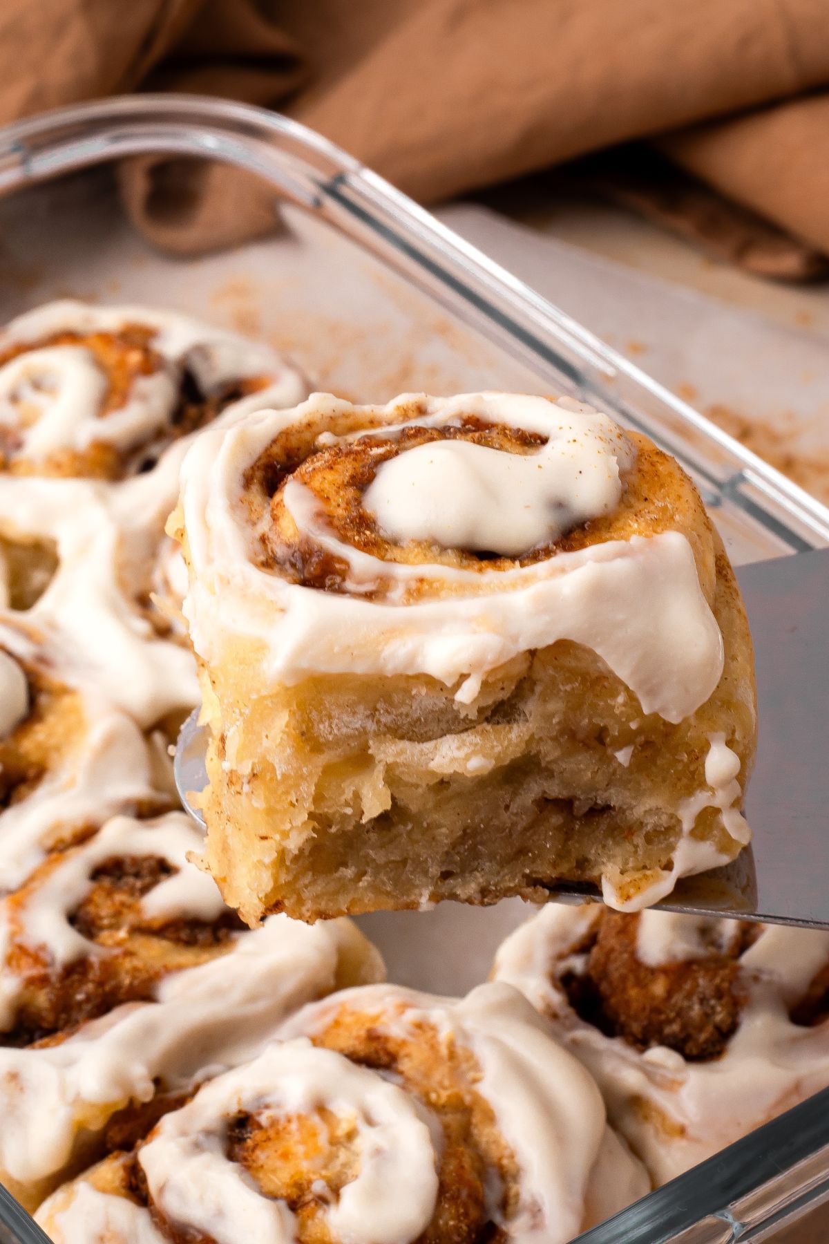 High Protein Cinnamon Rolls with Cottage Cheese
