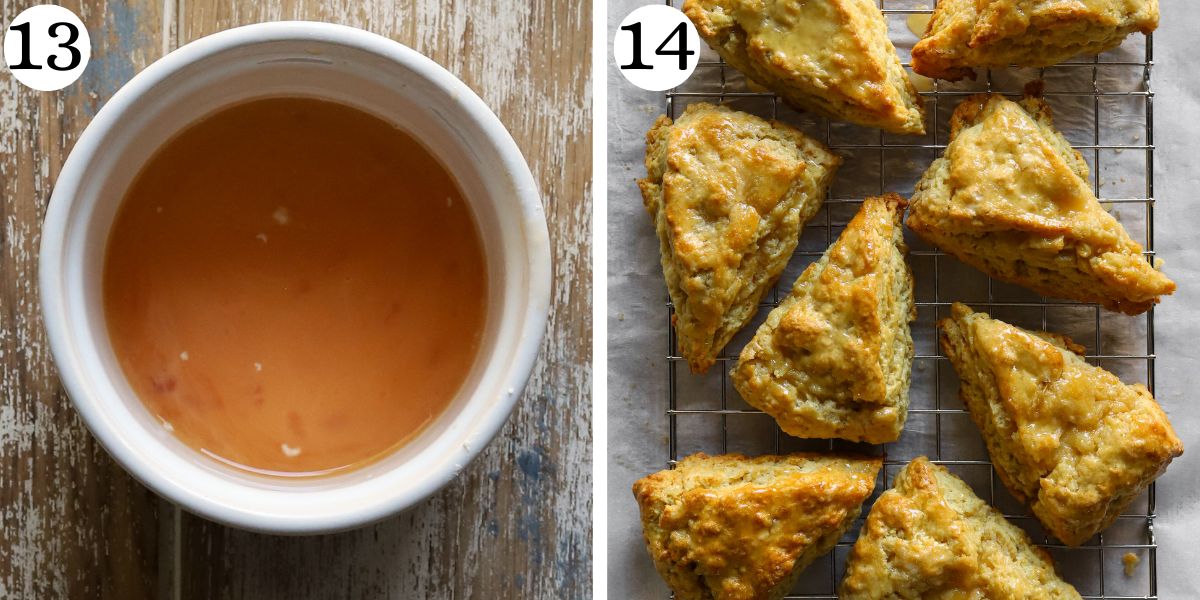 Healthy Orange Cottage Cheese Scones