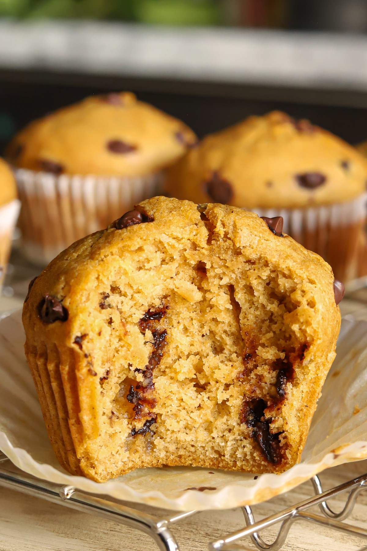 High Protein Cottage Cheese Pumpkin Muffins