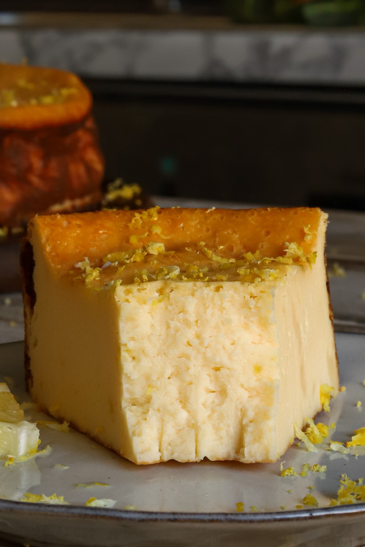 High Protein Flourless Lemon Cake