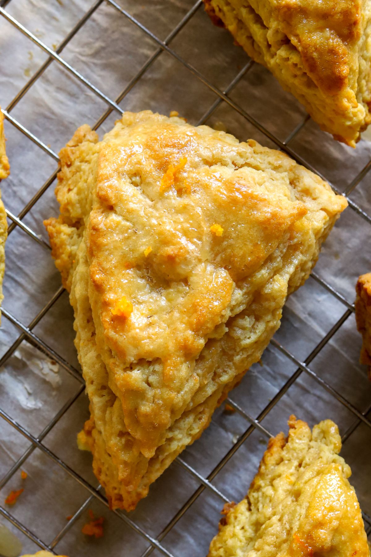 Zesty Orange Cottage Cheese Scones