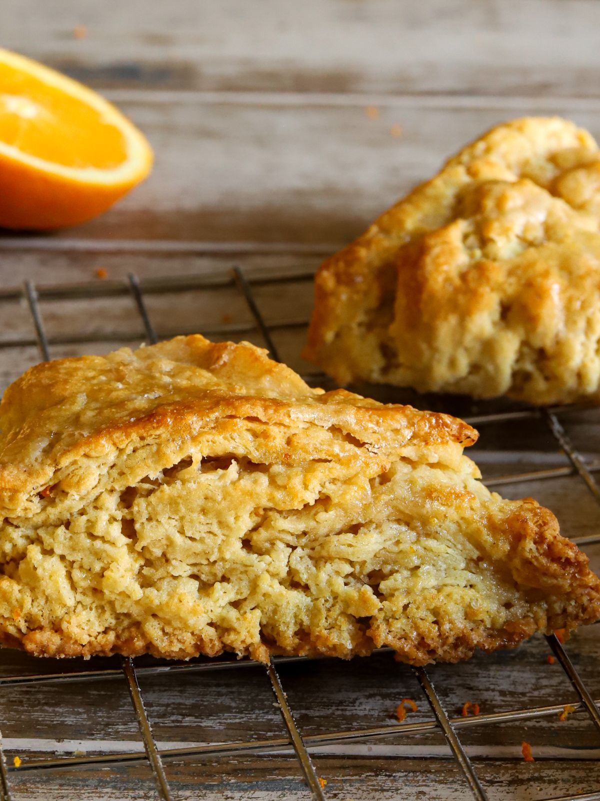 Moist Orange Cottage Cheese Scones