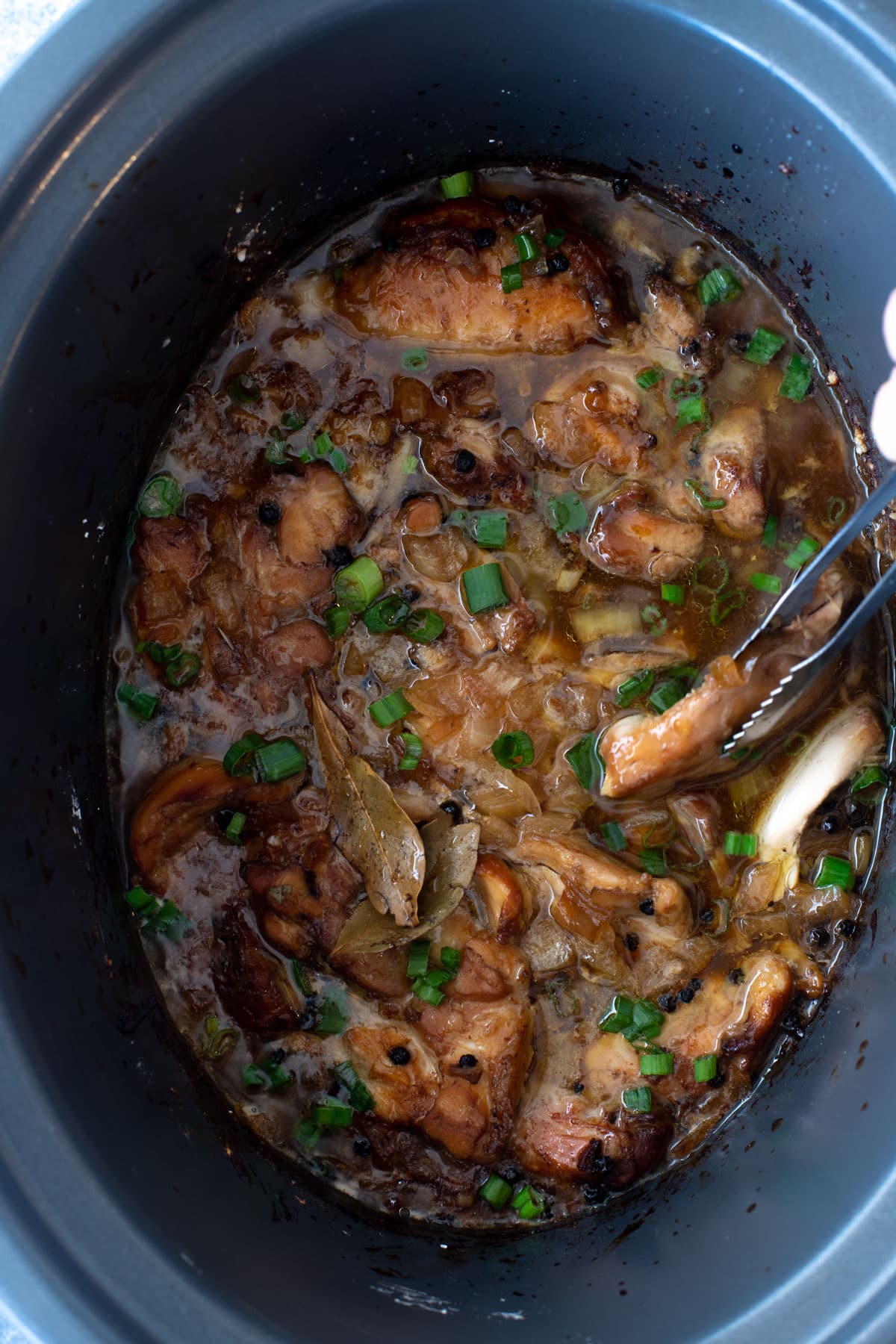 15. Slow Cooker Adobo Chicken