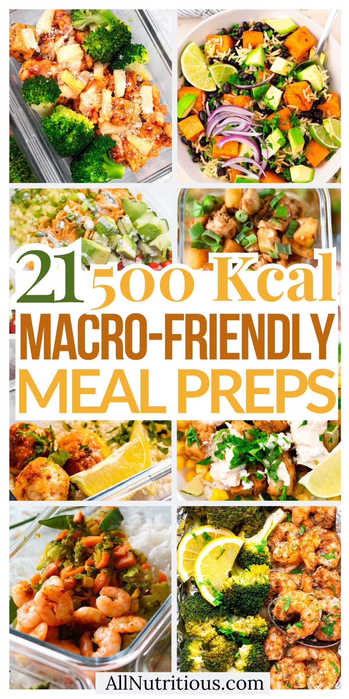 21 Macro-Friendly Meal Prep Ideas Under 500 Kcal
