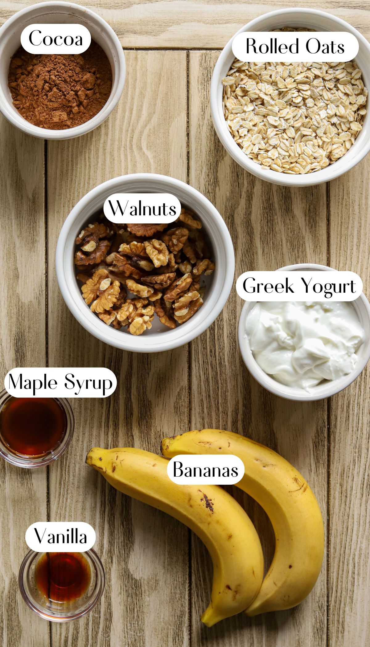 Delicious Banana Cocoa Oatmeal Cake