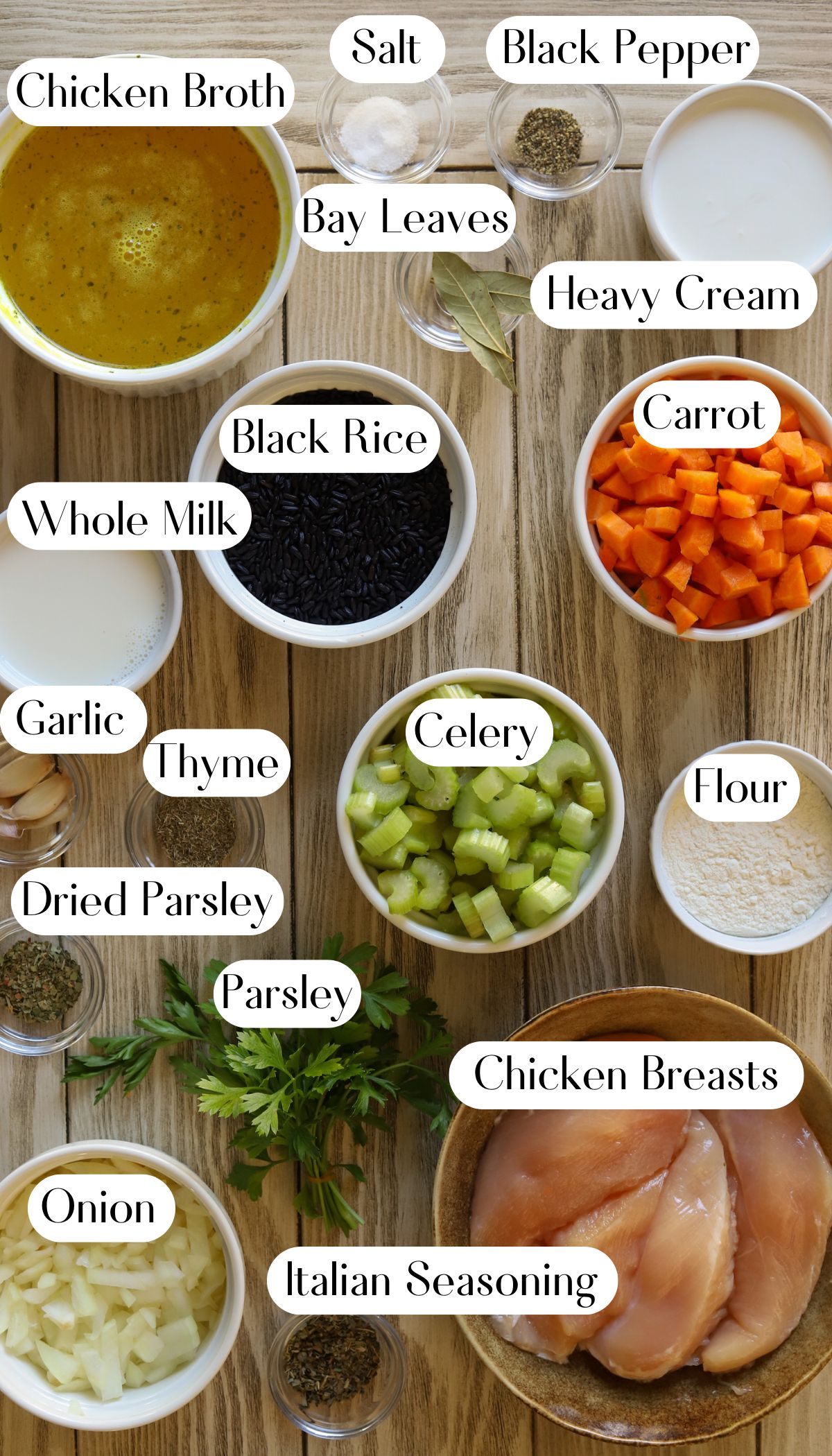 Yummy Crockpot Chicken Black Rice Soup